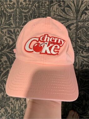 Cherry Coke pink hat
